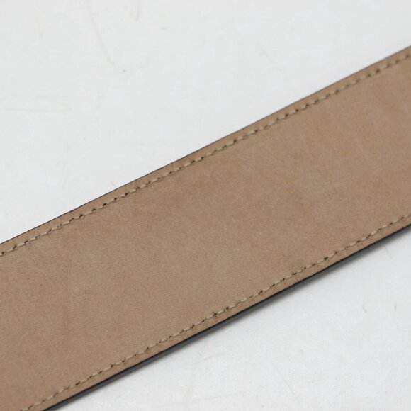 GUCCI Blue & Beige GG Marmont Belt 411924 Size 90/36 US - Picture 11 of 16